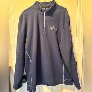 Under Armor Tunica National Golf & Tennis Fleece 1/2 zip Navy XL